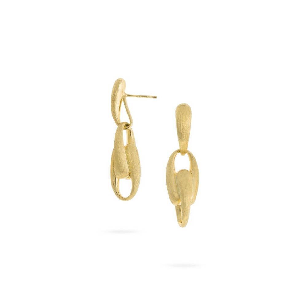 Marco Bicego Lucia Gold Link Drop Earrings