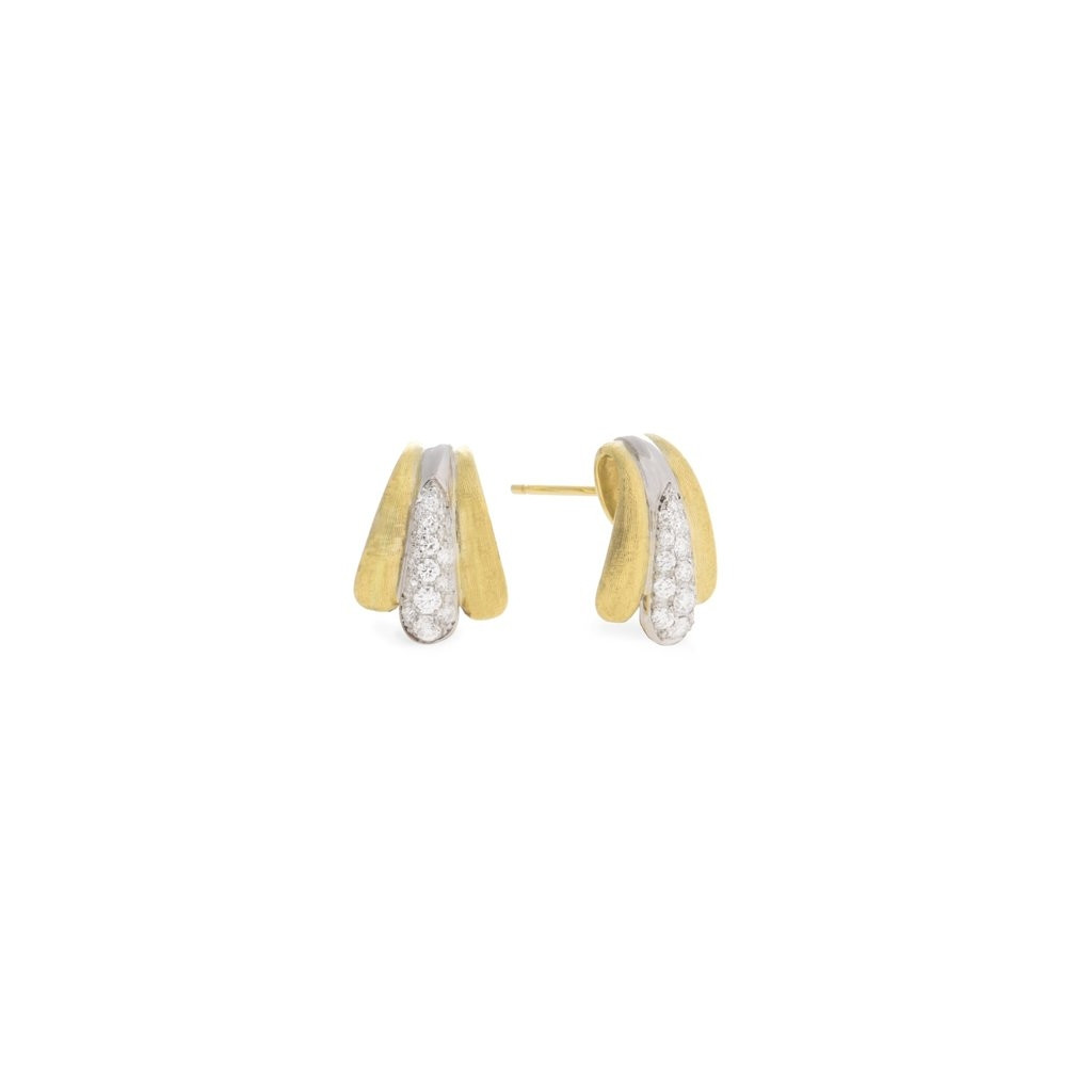 Marco Bicego Lucia Diamond Link Stud Earrings
