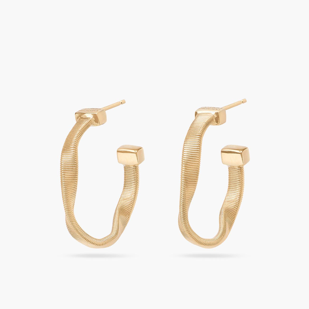 Accessorize small chunky hoop earrings in gold | ASOS