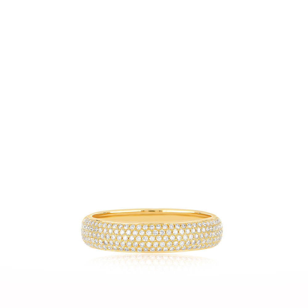 EF Collection Pave Diamond Bubble Ring