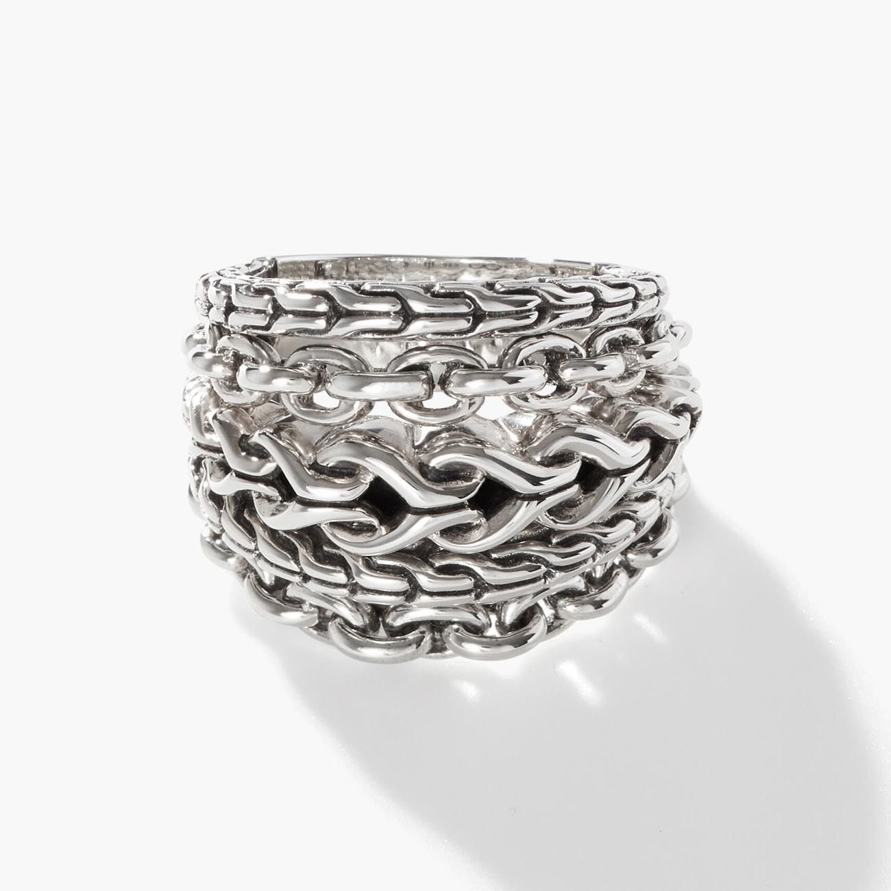 John Hardy Asli Classic Chain Link Ring front view