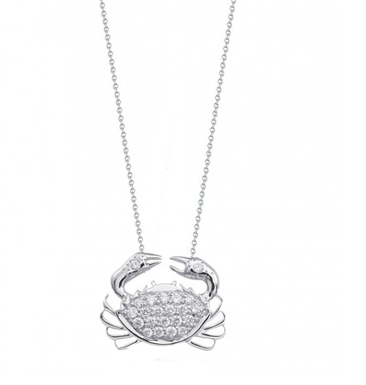 Roberto Coin 000332AWCHX0 Diamond Crab Necklace