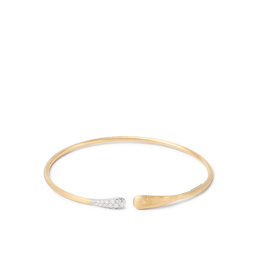 Interlinked Diamond Encrusted White Gold Bracelet for Men