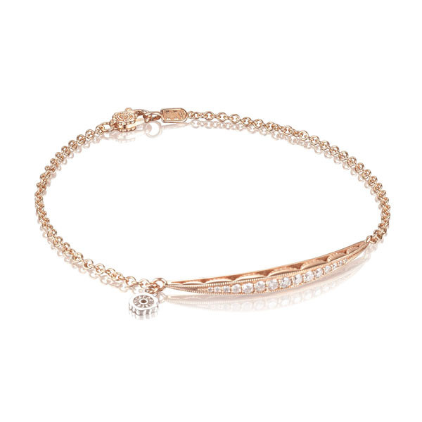 Tacori Rose Gold Ivy Lane Diamond Tendril Bracelet