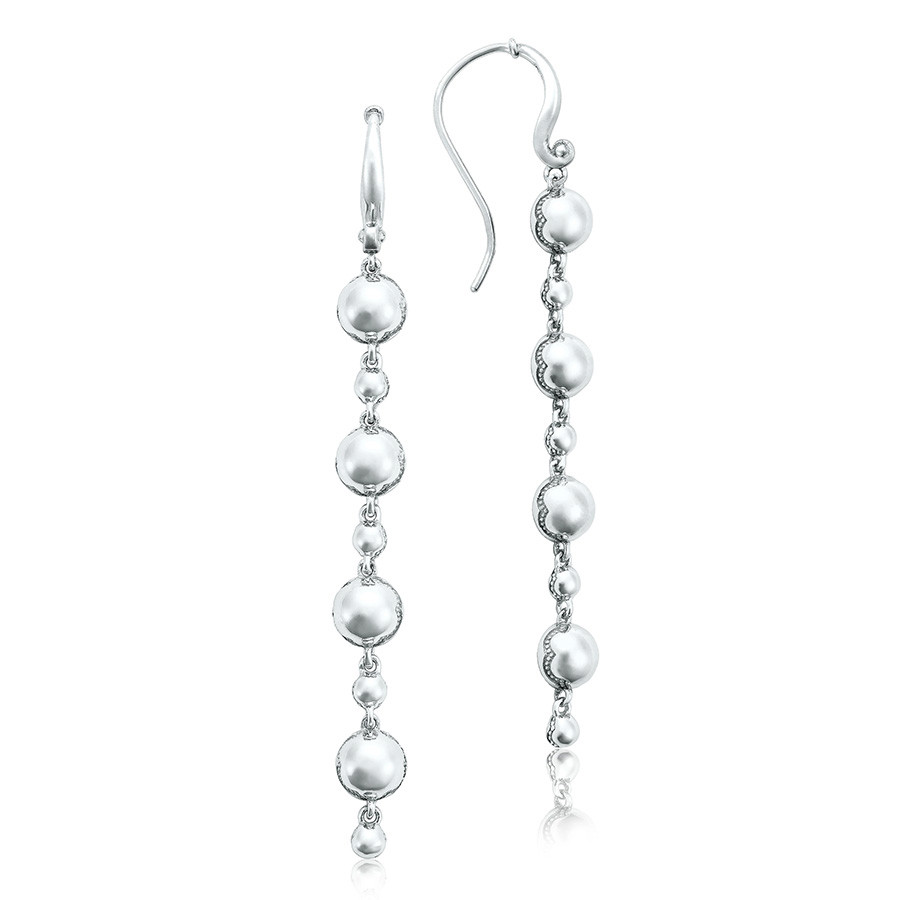 Tacori Silver Dew Drop Line Sonoma Mist Earrings