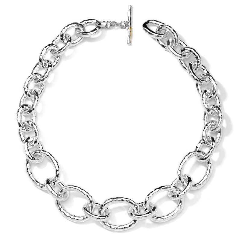 IPPOLITA Classico Bastille Chain Necklace in Sterling Silver full view