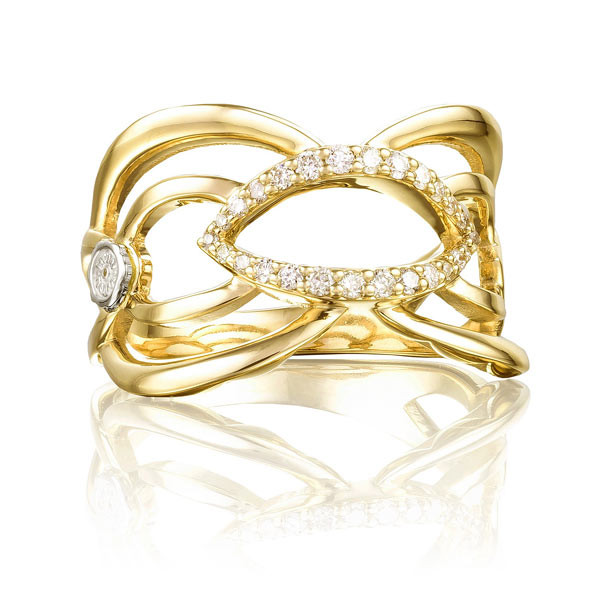 Tacori The Ivy Lane Diamond Crescent Trellis Ring