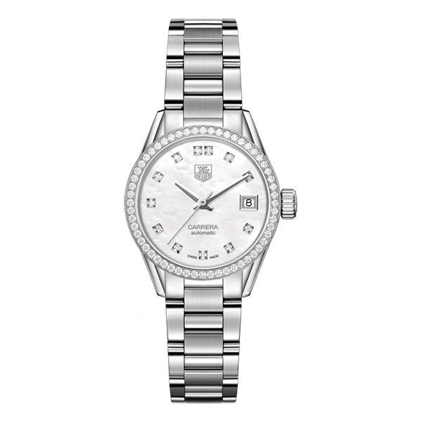 Tag Heuer Calibre 9 Diamond Mother of Pearl Watch