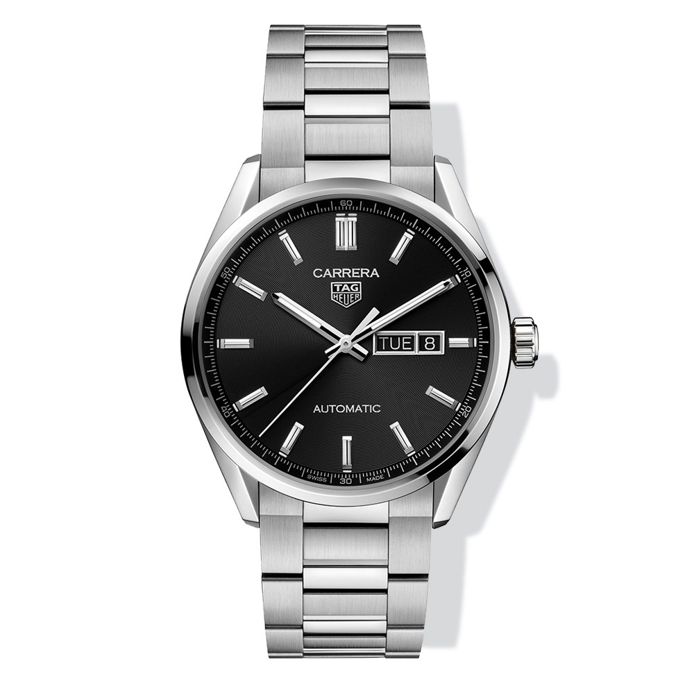 Tag Heuer Carrera Calibre 5 Day-Date Black Dial Watch