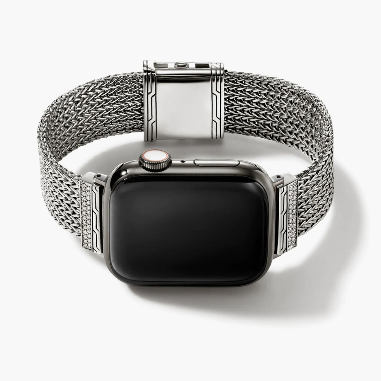 18MM John Hardy Apple Watch Bracelet, Diamonds, WBP986522DI