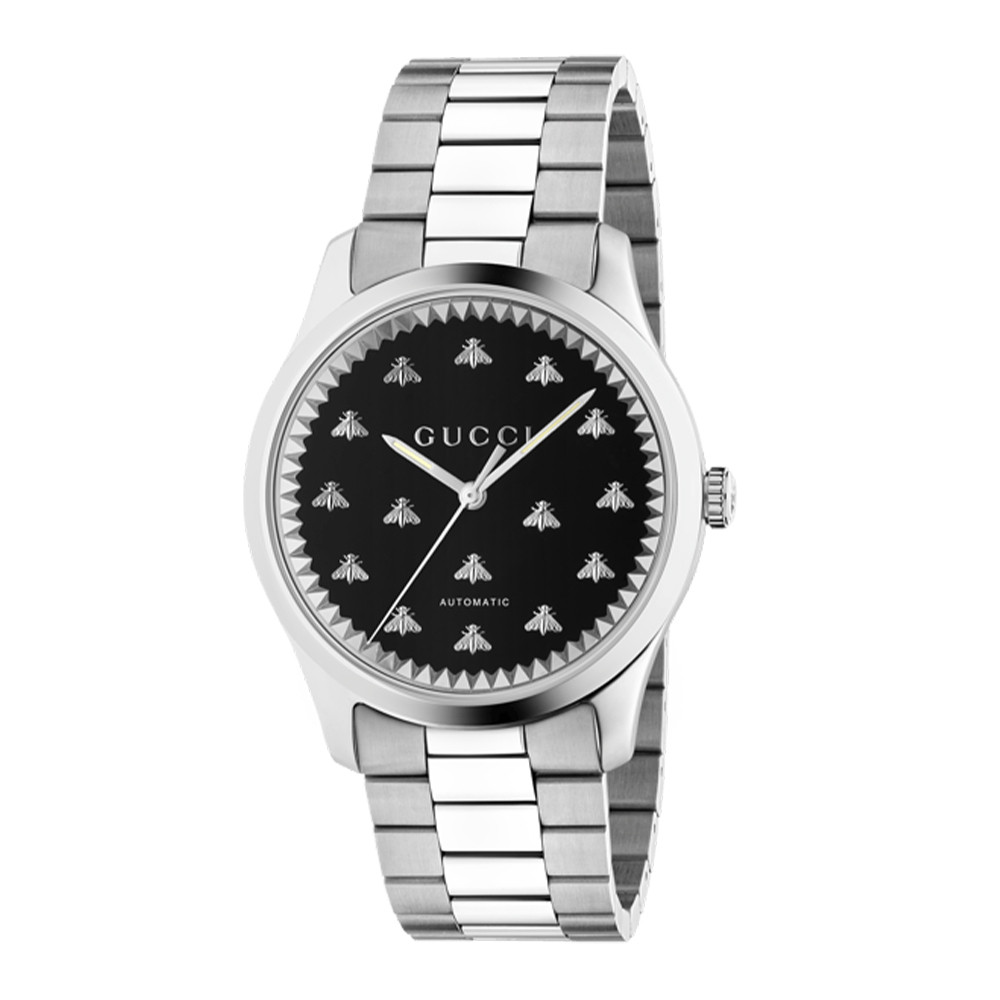 Gucci G-Timeless 42mm Stainless Steel Watch Side Image angle