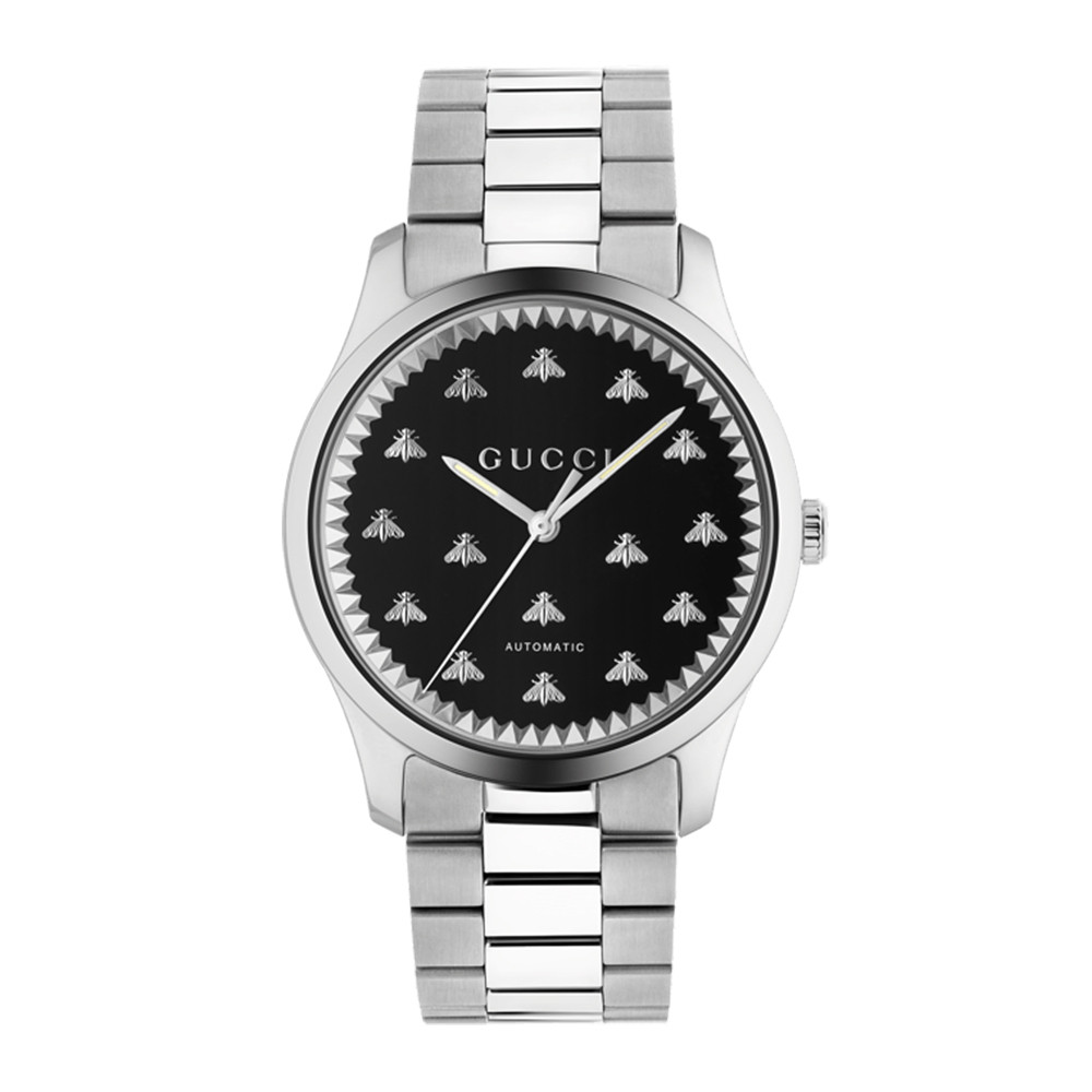 Gucci G-Timeless 42mm Stainless Steel Watch Main Image face 