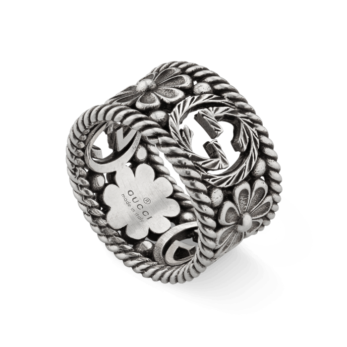 gucci floral ring