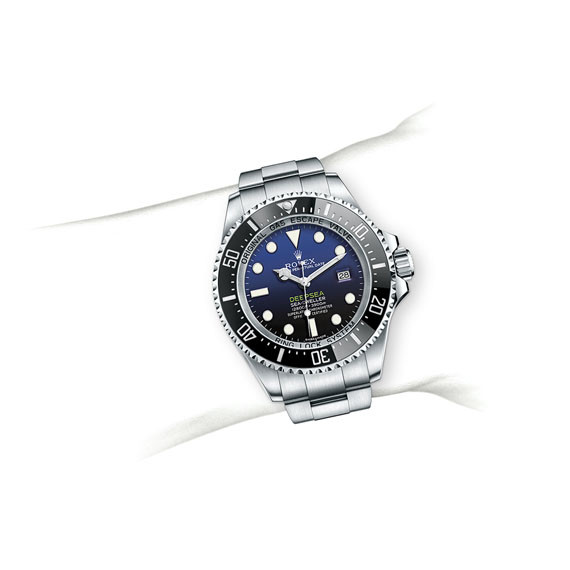 Rolex Deepsea D-blue dial M116660-0003 on Wrist