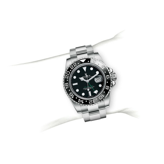Rolex GMT-Master II M116710LN-0001 on Wrist