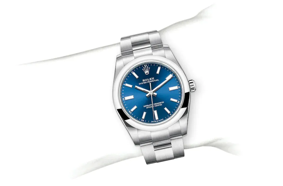 Rolex Oyster Perpetual 34 M124200-0003 on Wrist