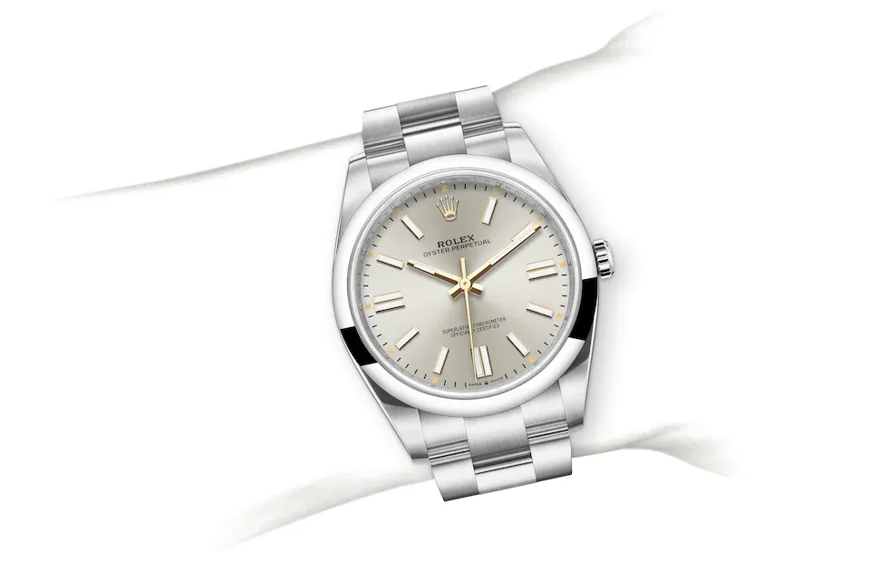 Rolex Oyster Perpetual 41 M124300-0001 on Wrist