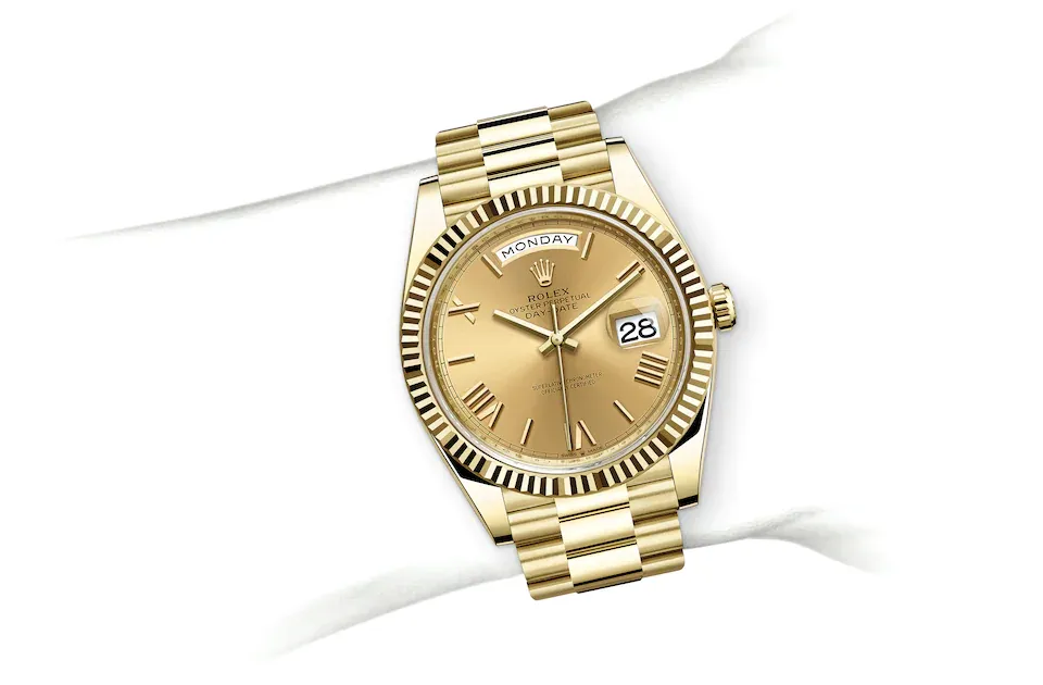 Rolex Day-Date 40 M228238-0006 on Wrist