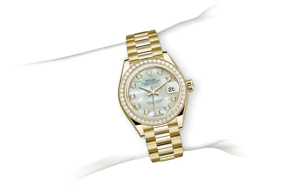 Rolex Lady-Datejust M279138RBR-0015 on Wrist