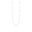 Roberto Coin Diamond Station Necklace in White Gold 