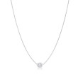 Roberto Coin Diamonds By The Inch Large 0.40ctw Diamond Bezel Necklace in White Gold