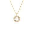 Roberto Coin Siena Diamond Circle Large Necklace Front