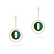 Messika Lucky Move Malachite Earrings Side