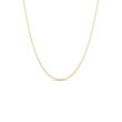 Gold Bead Necklace 18In