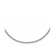 Fope Classic 2.8mm White Gold Mesh 18" Necklace
