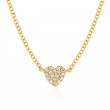 EF Collection Diamond Mini Heart Choker Necklace