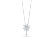 Roberto Coin Tiny Treasures White Gold Diamond Palm Tree Pendant Necklace        