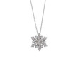 Roberto Coin Tiny Treasures Diamond Snowflake Necklace         