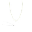 Roberto Coin Diamonds By The Inch Necklace in Yellow Gold - 0.15ctw