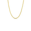 Roberto Coin Yellow Gold Fine Gauge Square Link Chain Necklace