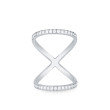 Carbon & Hyde White Gold Olympia Mid-Finger Diamond Ring
