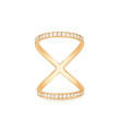 Carbon & Hyde Yellow Gold Olympia Mid-Finger Diamond Ring