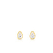 Roberto Coin Diamond Pear Stud Earrings