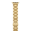 Michele 3-Link Apple Watch Bracelet - Yellow Gold Stainless Steel