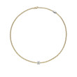 Fope Flex'it Two Tone Station Necklace 