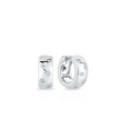 Roberto Coin Diamond Huggie White Gold Earrings