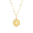 Roberto Coin Venetian Princess Diamond Flower Medallion Link Necklace
