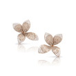 Pasquale Bruni Giardini Segreti Rose Gold Diamond Flower Earrings