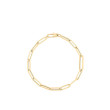 Roberto Coin Alternating Size Paper Clip Link Bracelet in Yellow Gold