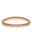 Hulchi Belluni Tresore Stretch Gold Diamond Bracelet