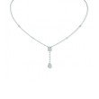 Messika My Twin White Gold Diamond Drop Necklace