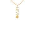 EF Collection Diamond Pet Name Charm Necklace