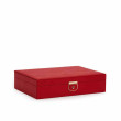 WOLF Palermo Medium Jewelry Box in Red
