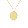 EF Collection Gold and Diamond Locket Necklace 