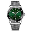 Stainless Steel Green Dial 46