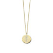 Ippolita Stardust 18K Gold Crinkle Pendant Necklace with Diamond